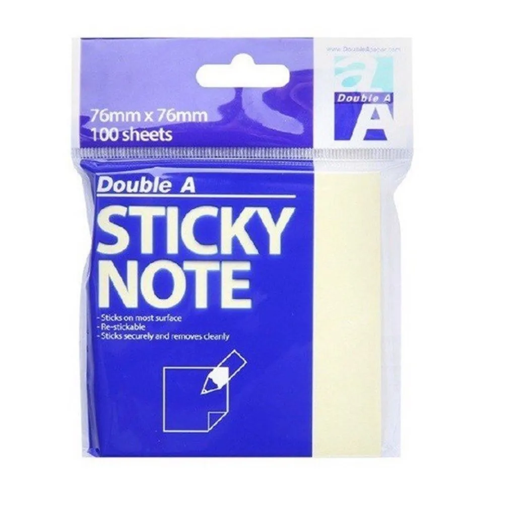 Alternative view of Giấy Note Vàng 3x3 Double A - Gdn