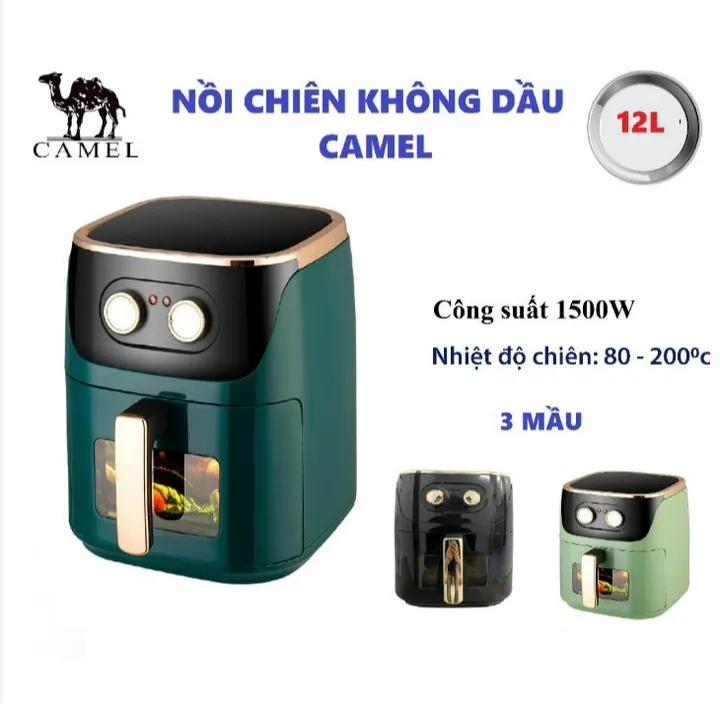 Alternative view of Nồi Chiên Không Dầu Camel 12l Chính Hãng Cao Cấp Ctb253 - Bechip