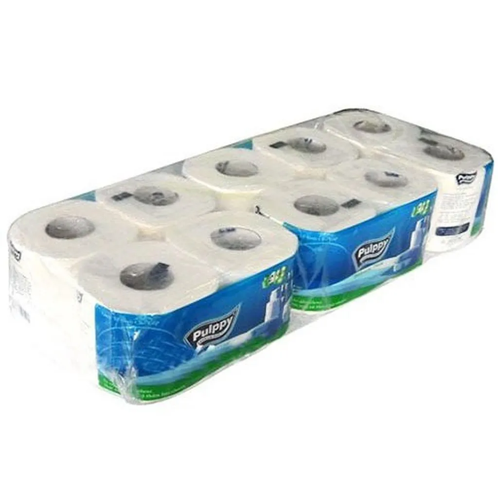 1 Lốc 10 Cuộn Giấy Vệ Sinh Pulppy 2 Lớp - Gdn
