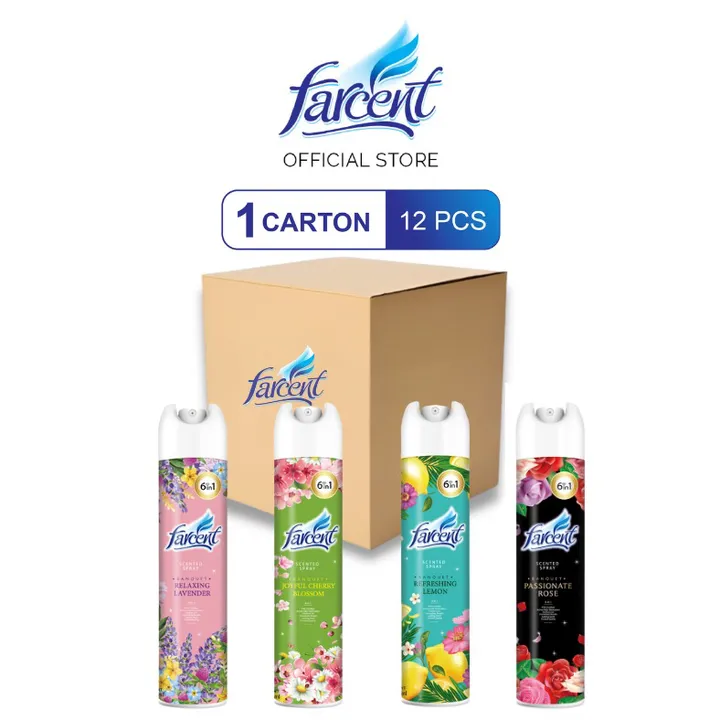 Thùng 12 Chai Xịt Phòng Farcent 320ml - Farcent