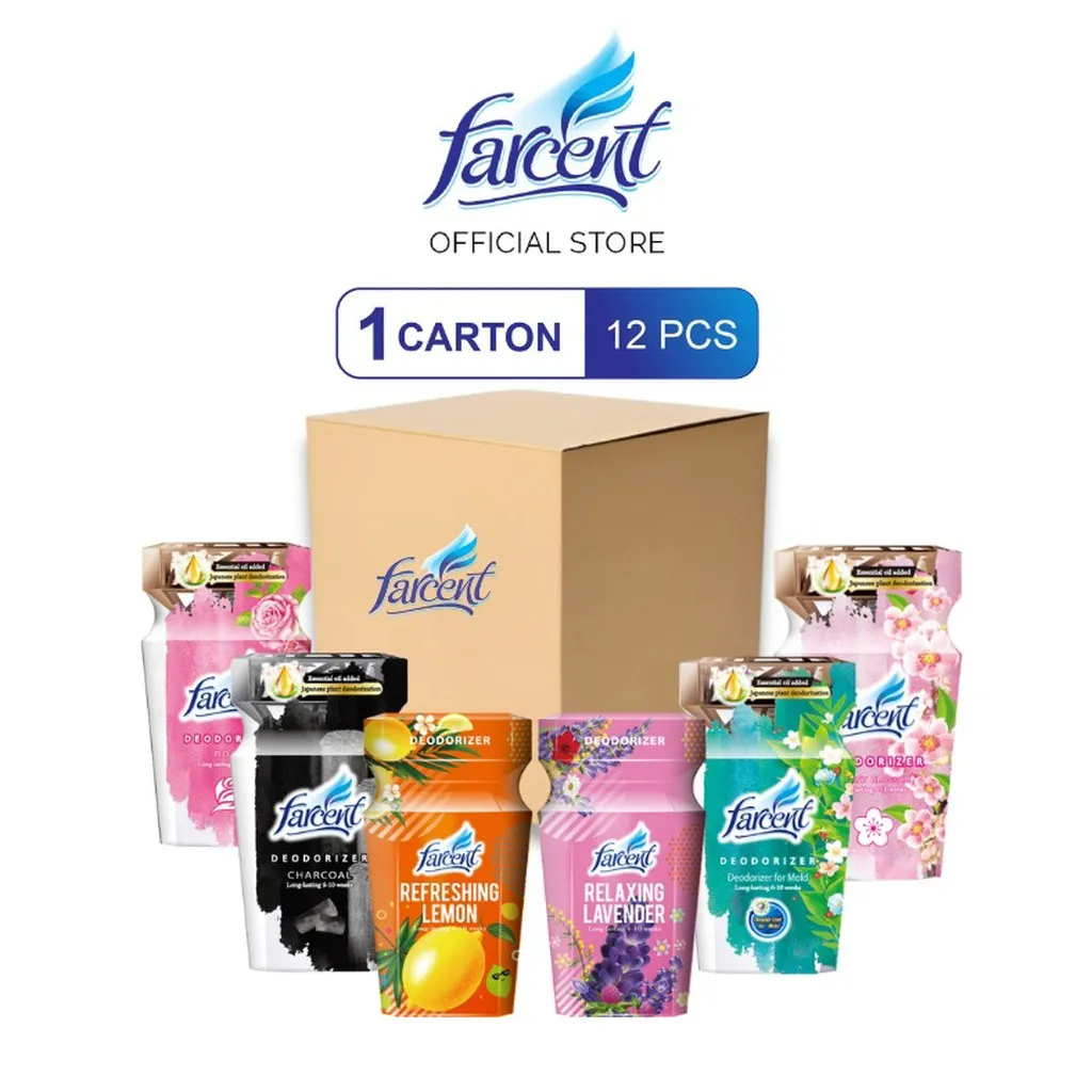 Thùng 12 Hộp Chất Khử Mùi Farcent 300ml - Farcent