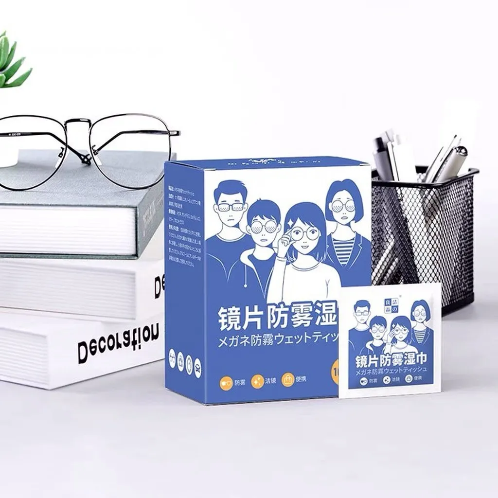 Alternative view of Hộp 100 Miếng Khăn Lau Kính Nano Chống Bám Nước - Gdn