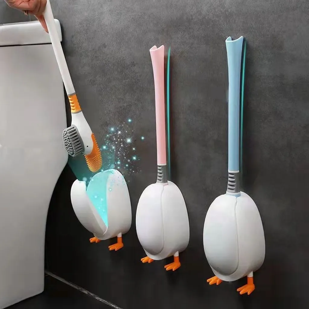 Cọ Toilet Hình Con Vịt - Su