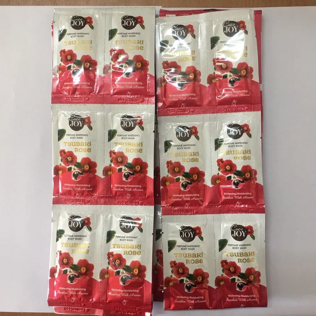 Sữa Tắm Hương Nước Hoa Tsubaki Rose 4 Dây X 12 Gói 6g - Coco Joy