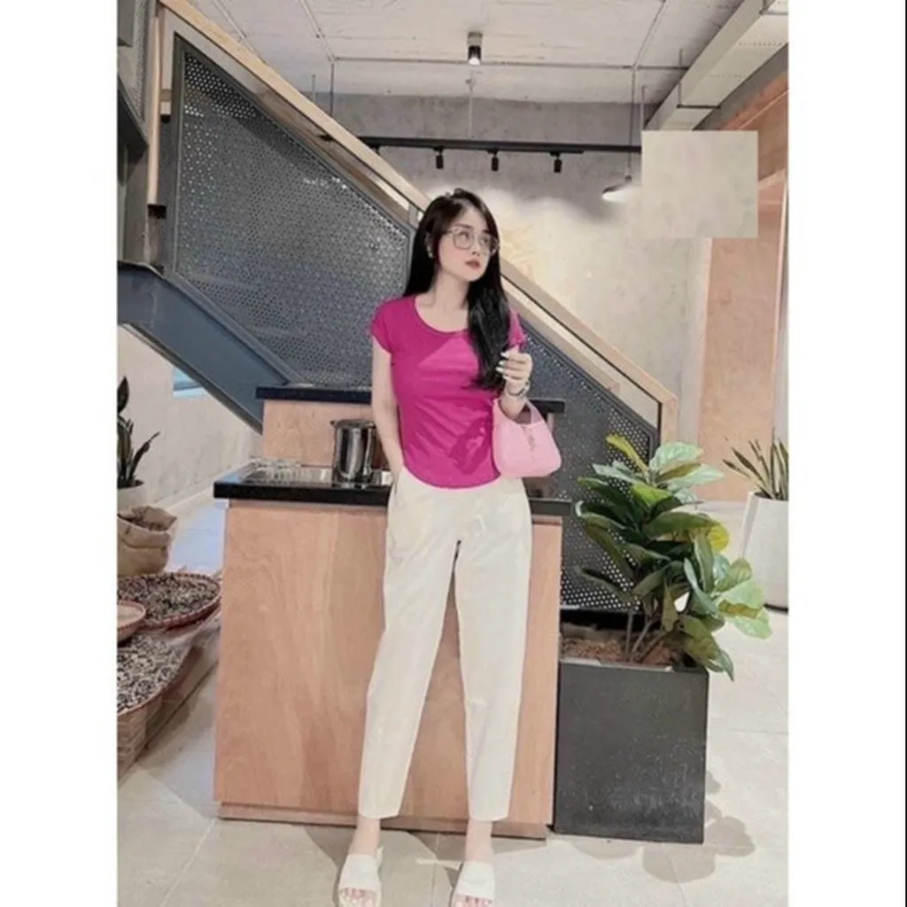 Alternative view of Quần Baggy Cạp Chun Nắp Túi Sau Form Chuẩn Chất Đẹp Sldcq95 - Diepchi Fashion