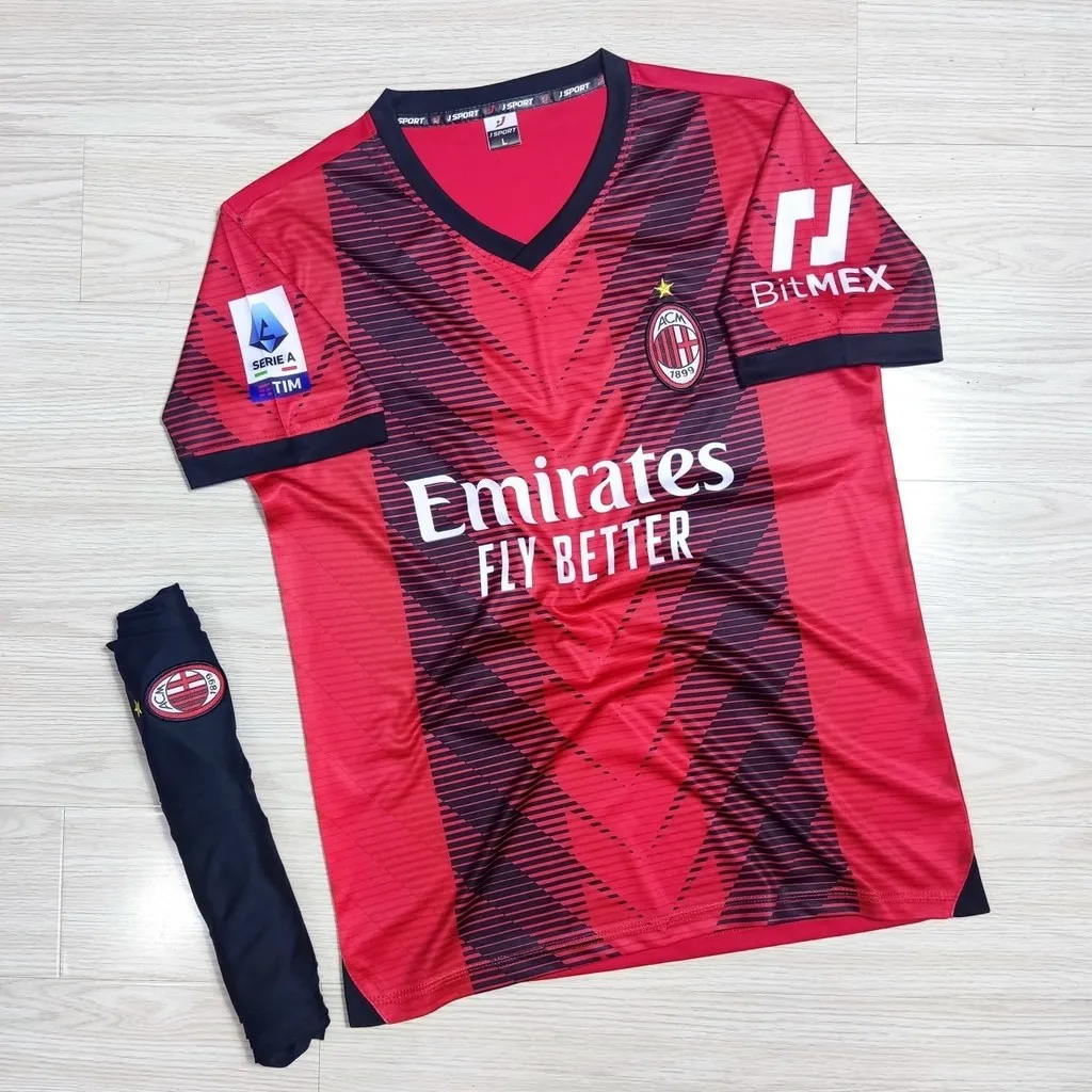 Bộ Quần Áo Đá Bóng Ac Milan Mn2324 - Zinpro