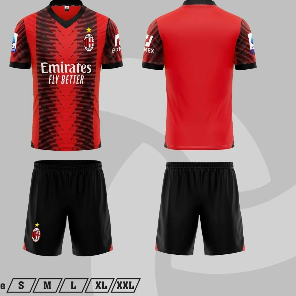 Alternative view of Bộ Quần Áo Đá Bóng Ac Milan Mn2324 - Zinpro