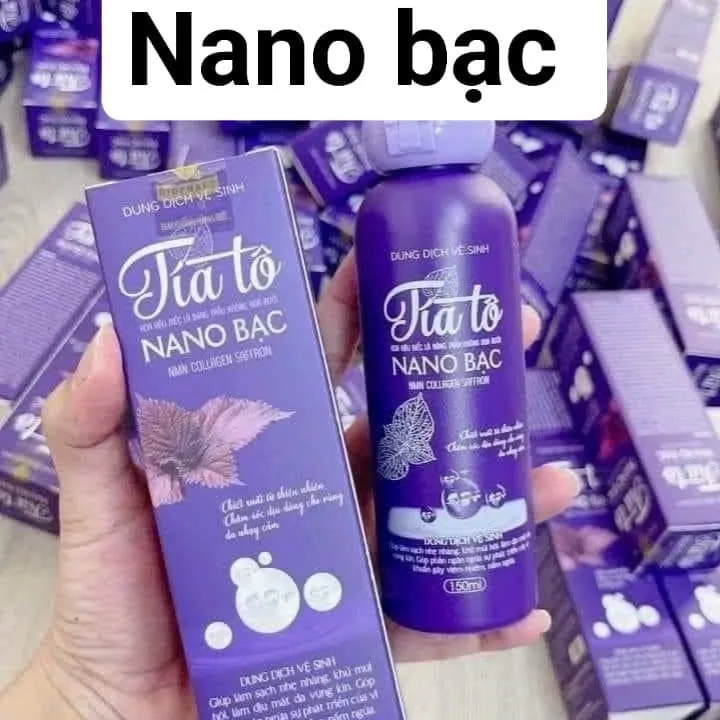 Alternative view of Dung Dịch Vệ Sinh Tía Tô Nano Bạc Ngừa Viêm Nhiễm Nấm Ngứa 150ml - Diophaco