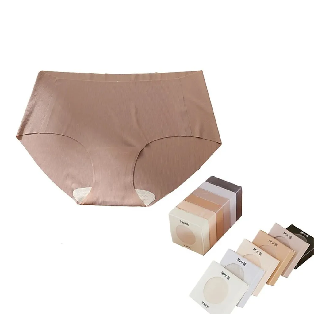 Alternative view of Quần Lót Nữ Su Thạch Băng Lụa Không Viền, Kháng Khuẩn Hộp Mini Siêu Tàng Hình Ctb275 - Bechip
