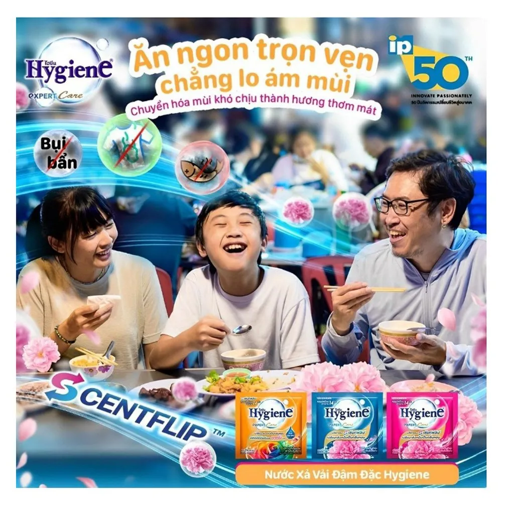Alternative view of Gói Nước Xả Vải Hygiene Thái Lan Siêu Đậm Đặc, Làm Mềm Vải, Thơm Dài Lâu 20ml Ctb278 - Bechip