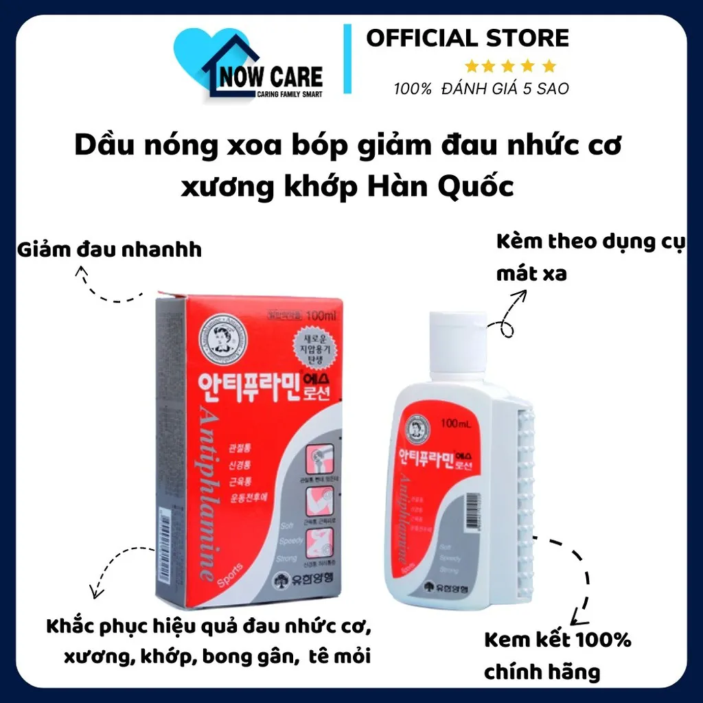 Dầu Nóng Giảm Đau Nhức Mỏi Cơ Xương Khớp Hàn Quốc - Yuhan