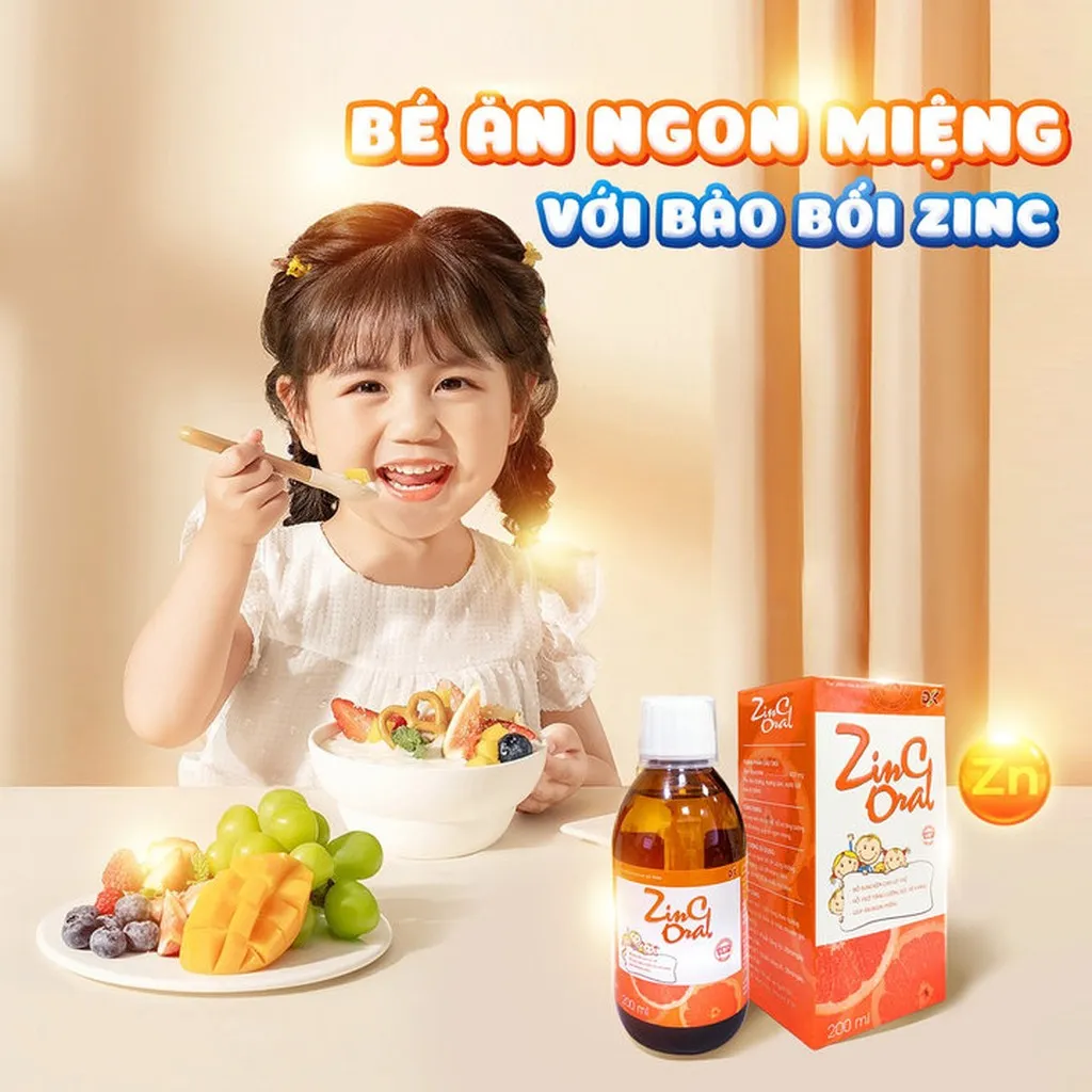 Alternative view of Ống Uống Giúp Bổ Sung Kẽm, Tăng Cường Đề Kháng, Giúp Trẻ Ăn Ngon Miệng Zinc Oral 200ml - Fobelife