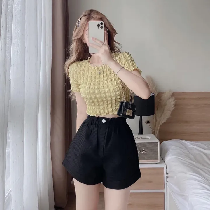 Alternative view of Quần Short Nữ Tổ Ong Chất Xốp Nhiều Màu Trẻ Trung Sldcq39 - Diepchi Fashion