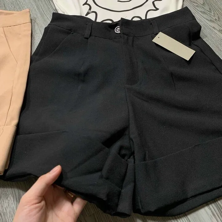 Quần Short Nữ Vải Tuyết Mưa Lai Bản To - Ausa House