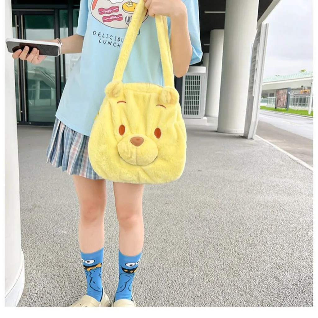 Alternative view of Túi Tote Hoạt Hình Disney Gấu Pooh, Túi Xách Đeo Vai Cỡ Lớn Dễ Thương Sang Trọng