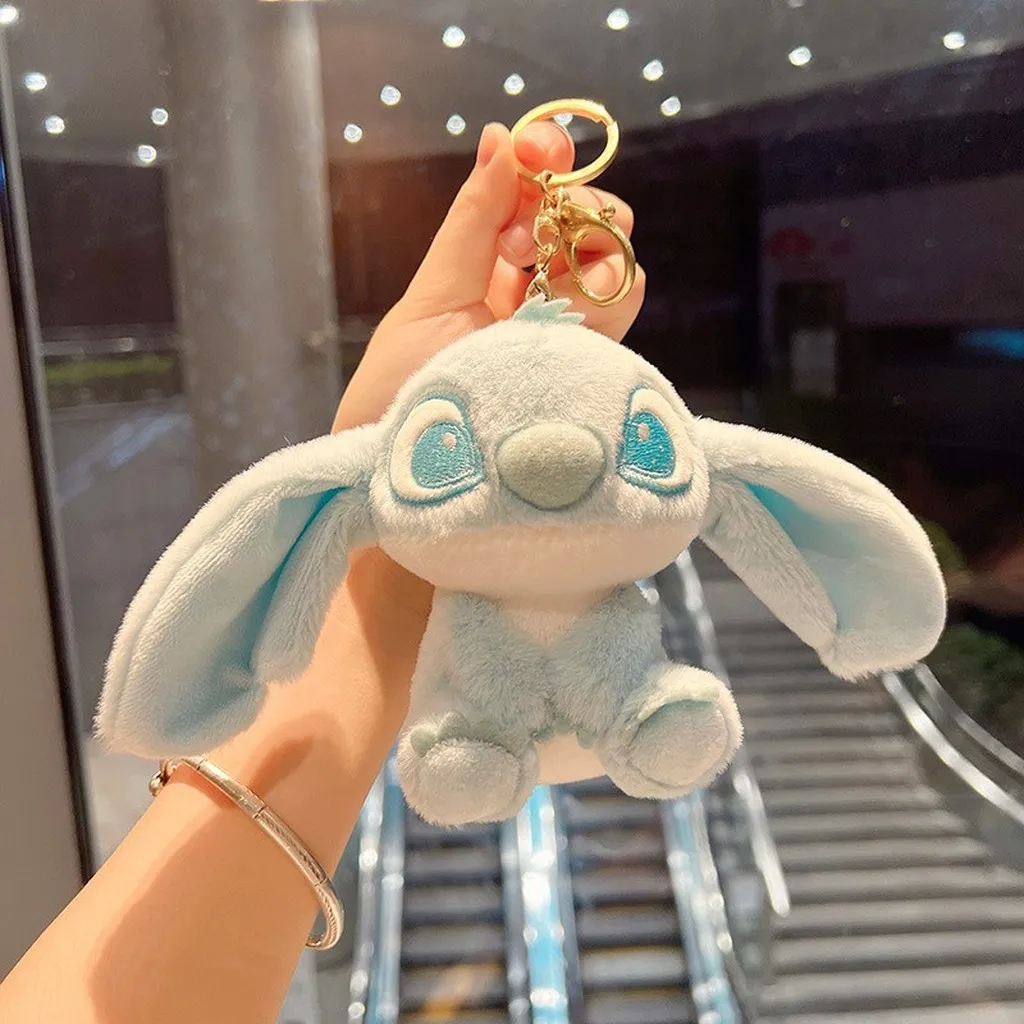 Alternative view of Móc Khóa Hình Chú Cún Stitch Tai To Nhồi Bông Siêu Đáng Yêu - Dmastore