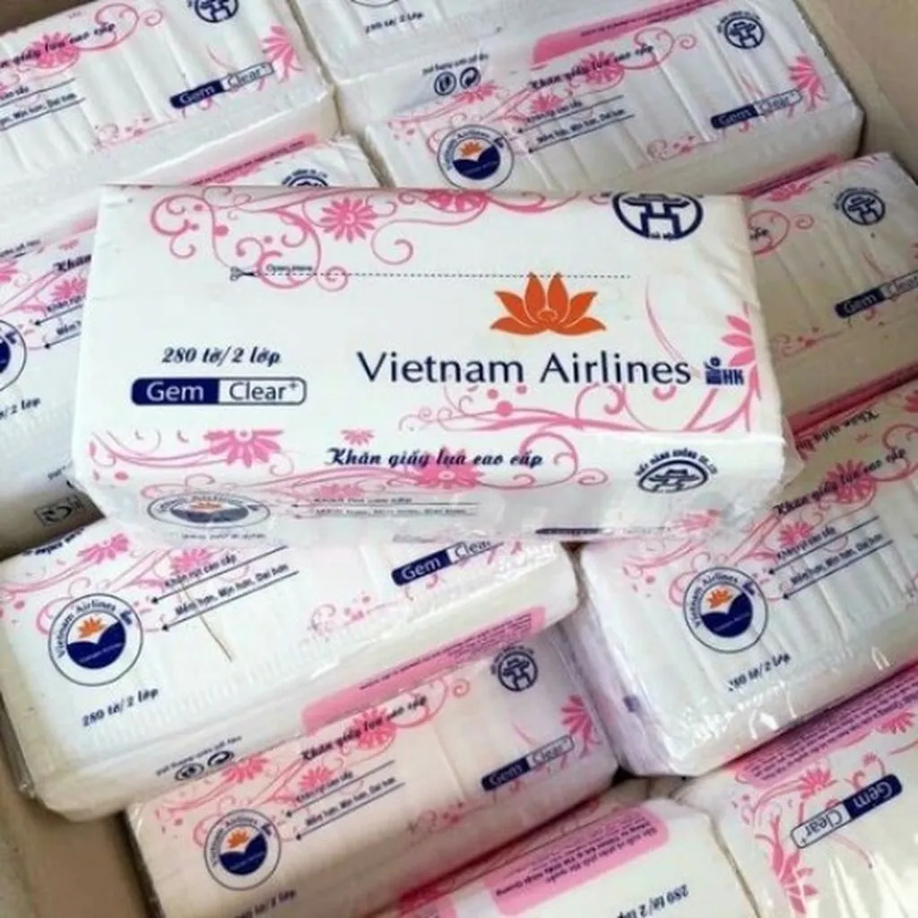 Khăn Giấy Lụa Vietnam Airlines Bịch 280 Tờ 2 Lớp - Gdn