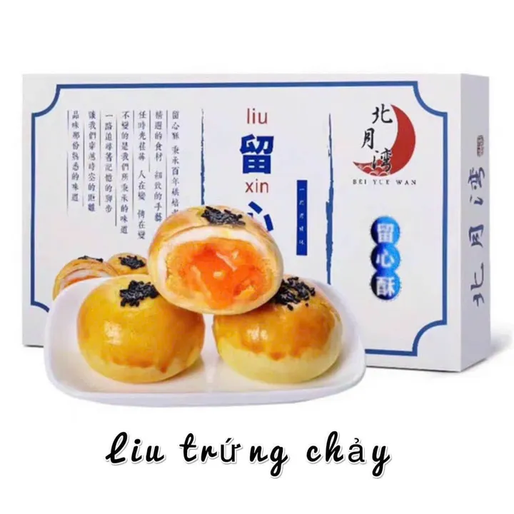 Hộp 6 Cái Bánh Trứng Muối Tan Chảy Kem Phô Mai - Minh Ngọc
