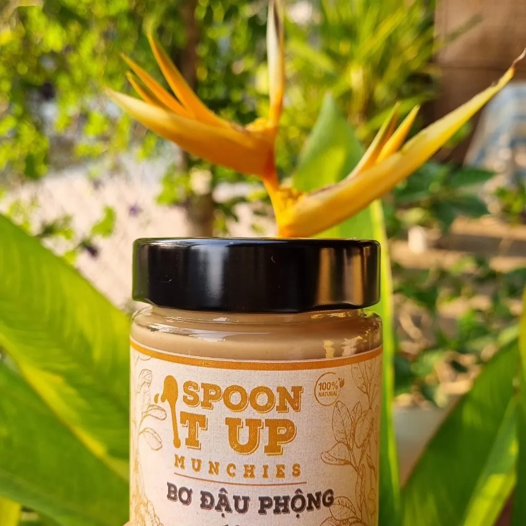 Bơ Đậu Phộng 100%- Hoàn Toàn Tự Nhiên- Không Đường - Vegan- Spoon It Up