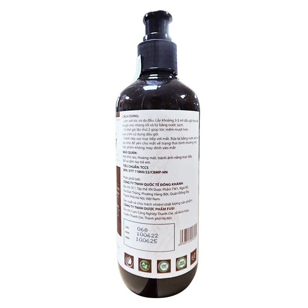 Alternative view of Dầu Gộithảo Dược Heamo Tonic 7 Loại Thảo Dược Giúp Sạch Gàu, Tóc Chắc Khỏe Từ Chân, Dưỡng Tóc, Kích Thích Mọc Tóc - Fobelife