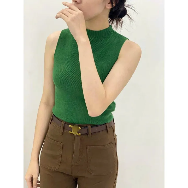 Alternative view of Áo Len Ba Lỗ Croptop Kiểu Cổ Neo Quyến Rũ Sldca110 - Diepchi Fashion