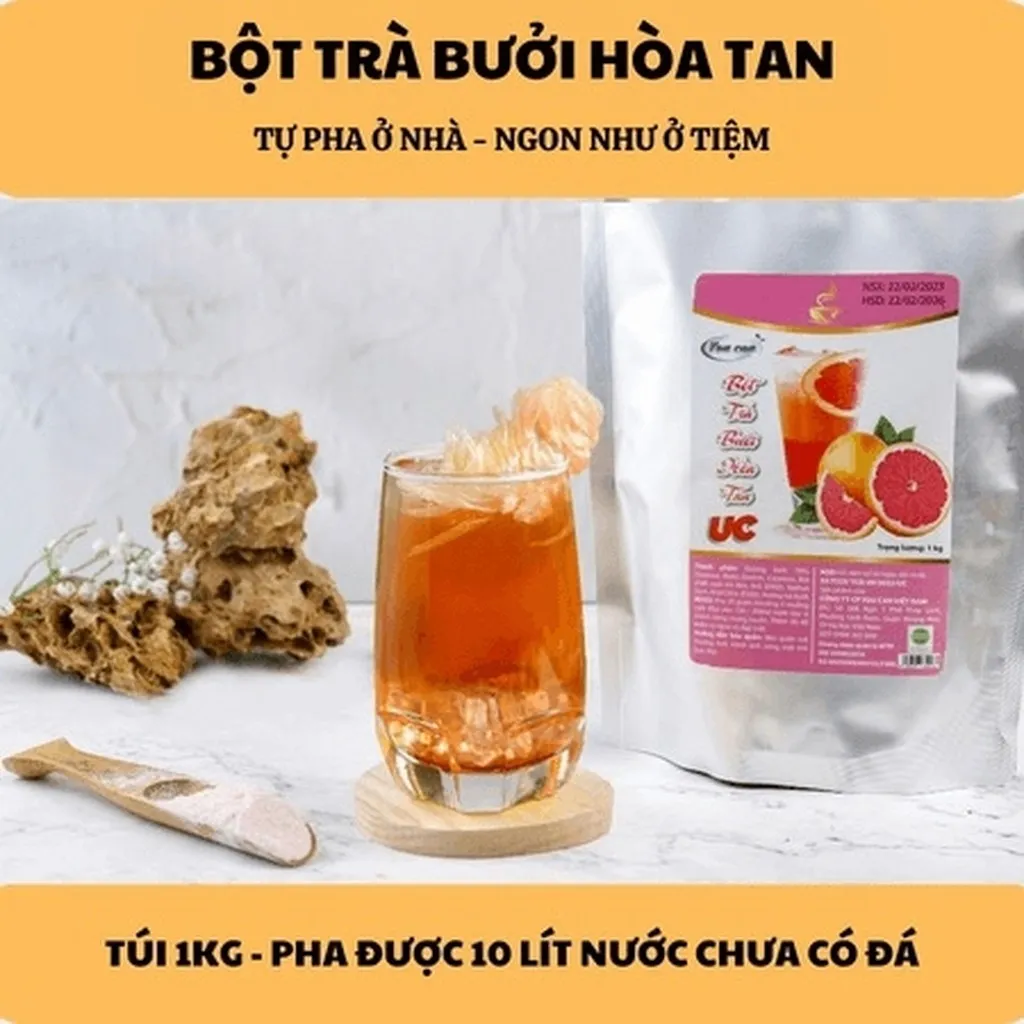 Alternative view of [thùng 10kg] Bột Trà Bưởi Hòa Tan Tiện Lợi, Giàu Vitamin C, Không Chứa Chất Bảo Quản U004 - Lady's Passion