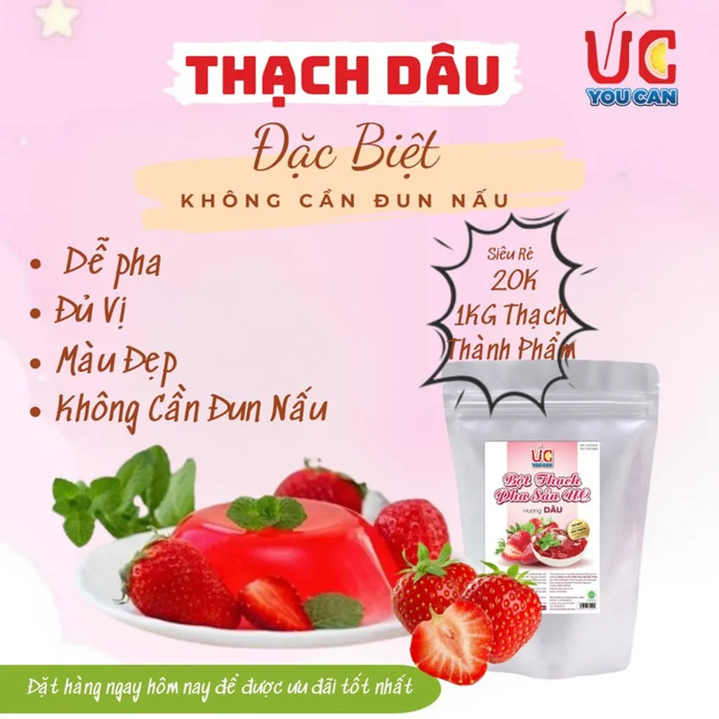 Alternative view of [túi 500g] Bột Thạch Pha Sẵn 5 Vị Tiện Lợi, Thơm Ngon, Dễ Pha U001 - Lady's Passion