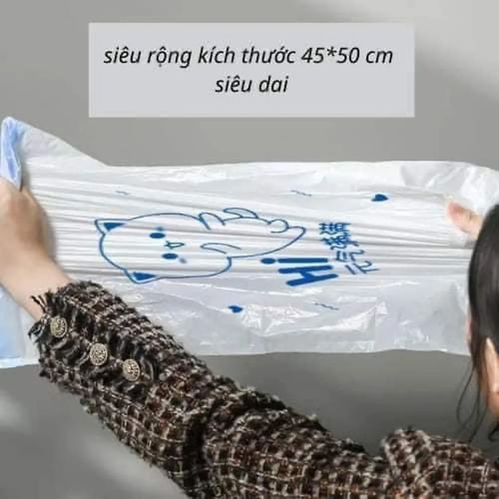 Alternative view of Cuộn Rác Gồm100 Túi Có Quai Xách Chịu Lực Tốt - Gdn