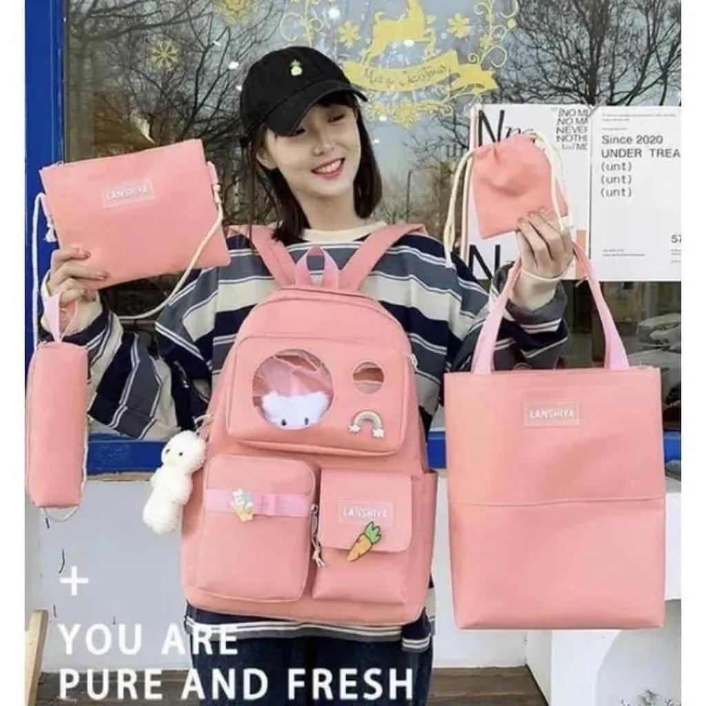 Alternative view of Set Balo 4 Món Phối Hộp Kiếng Demeibag Sa127 - Sam Store