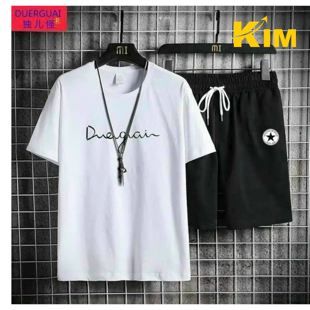 Bộ Thun Thể Thao Nam Duegai Unisex Nam Nữ Thoáng Mát - Kim