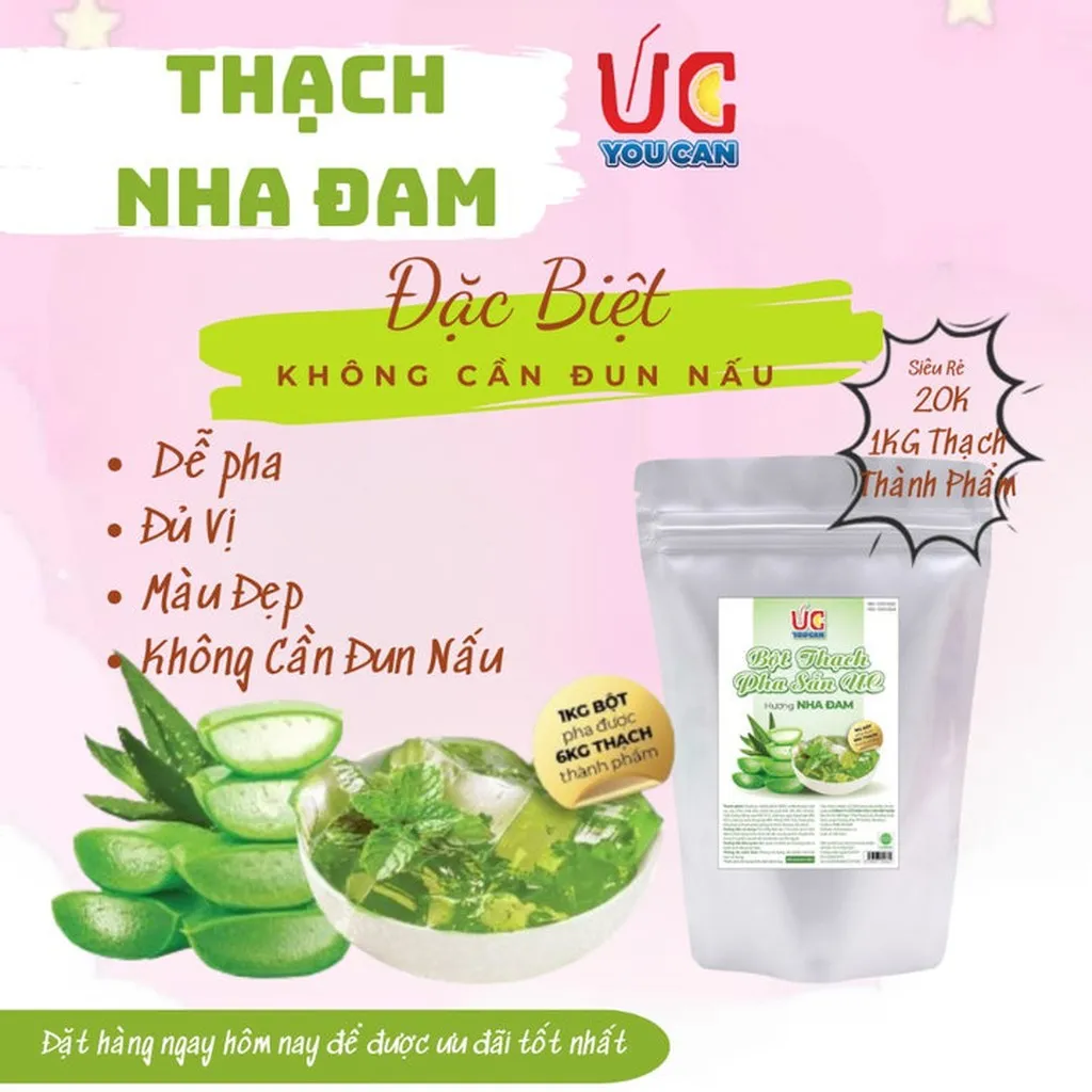 [thùng 10 Túi] Bột Thạch Pha Sẵn 5 Vị Tiện Lợi, Thơm Ngon, Dễ Pha U001 - Lady's Passion
