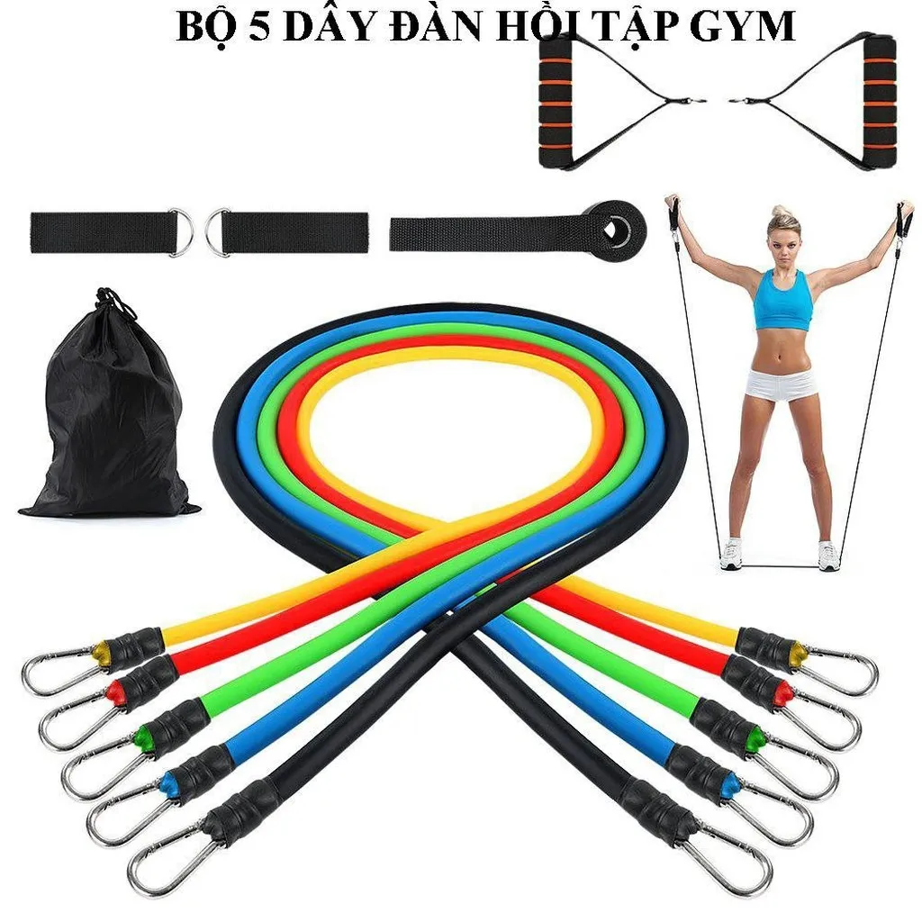Bộ Dây Kéo 11 Chi Tiết Tập Thể Dục - Gdn