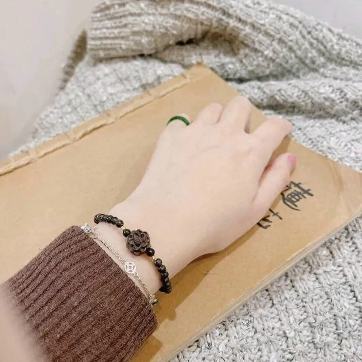 Vòng Tay Sen Trầm Hương Sánh Chìm Thiên Nhiên 4 Ly - Thắng Giang