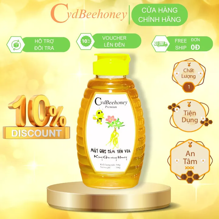 Mật Ong Sâm Tiến Vua 500g - Cvdbeehoney