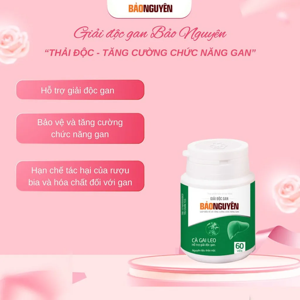 Alternative view of Giải Độc Gan Bảo Nguyên - Hỗ Trợ Thải Độc Gan Bằng Thảo Dược - Bảo Nguyên