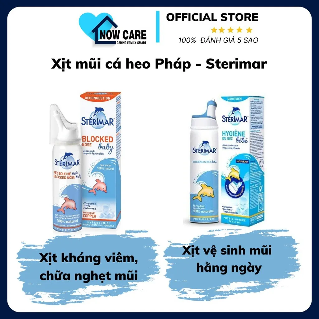 Xịt Mũi Cá Heo Pháp - Sterimar