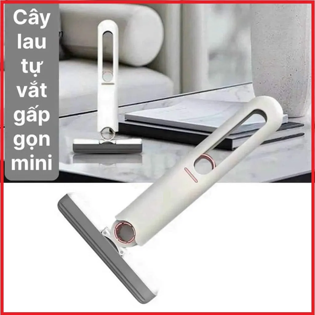 Alternative view of Cây Lau Dọn Mini Gấp Gọn, Cây Lau Tự Vắt Mini Mop Đa Năng Gấp Gọn: Lau Bếp, Lau Kính, Bàn Làm Việc,… Ctb311 - Bechip