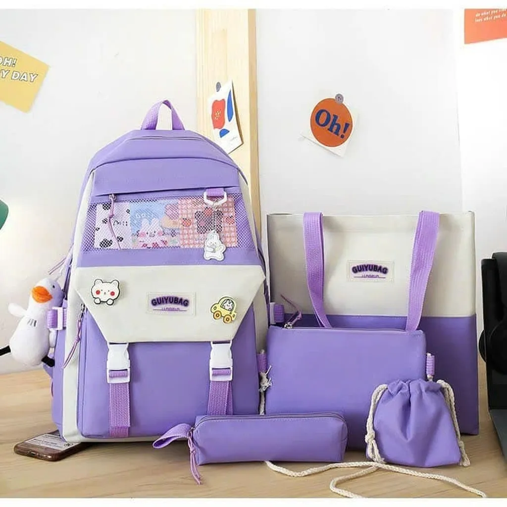 Set Balo 4 Món The Day Vừa A4 Thời Trang Sa152 - Sam Store