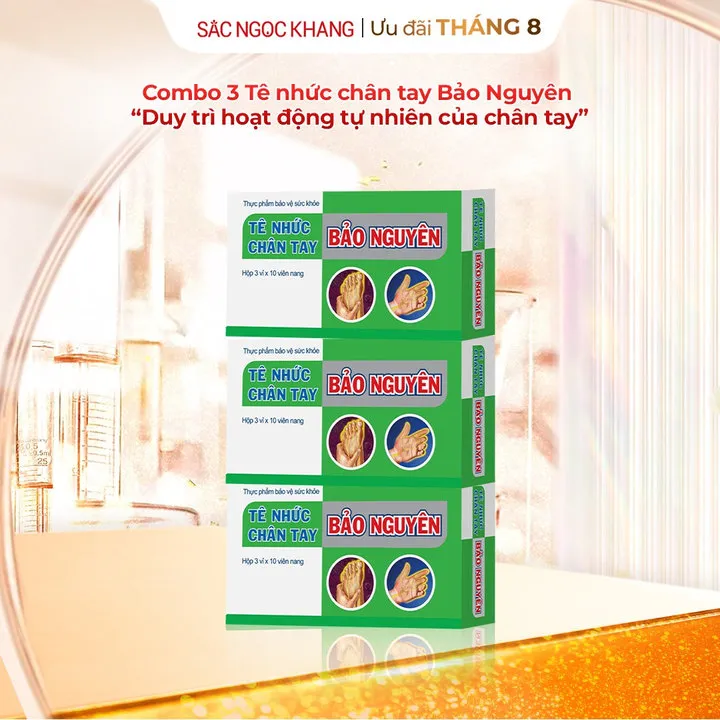 Tê Nhức Chân Tay - Combo 3 Hộp - Bảo Nguyên