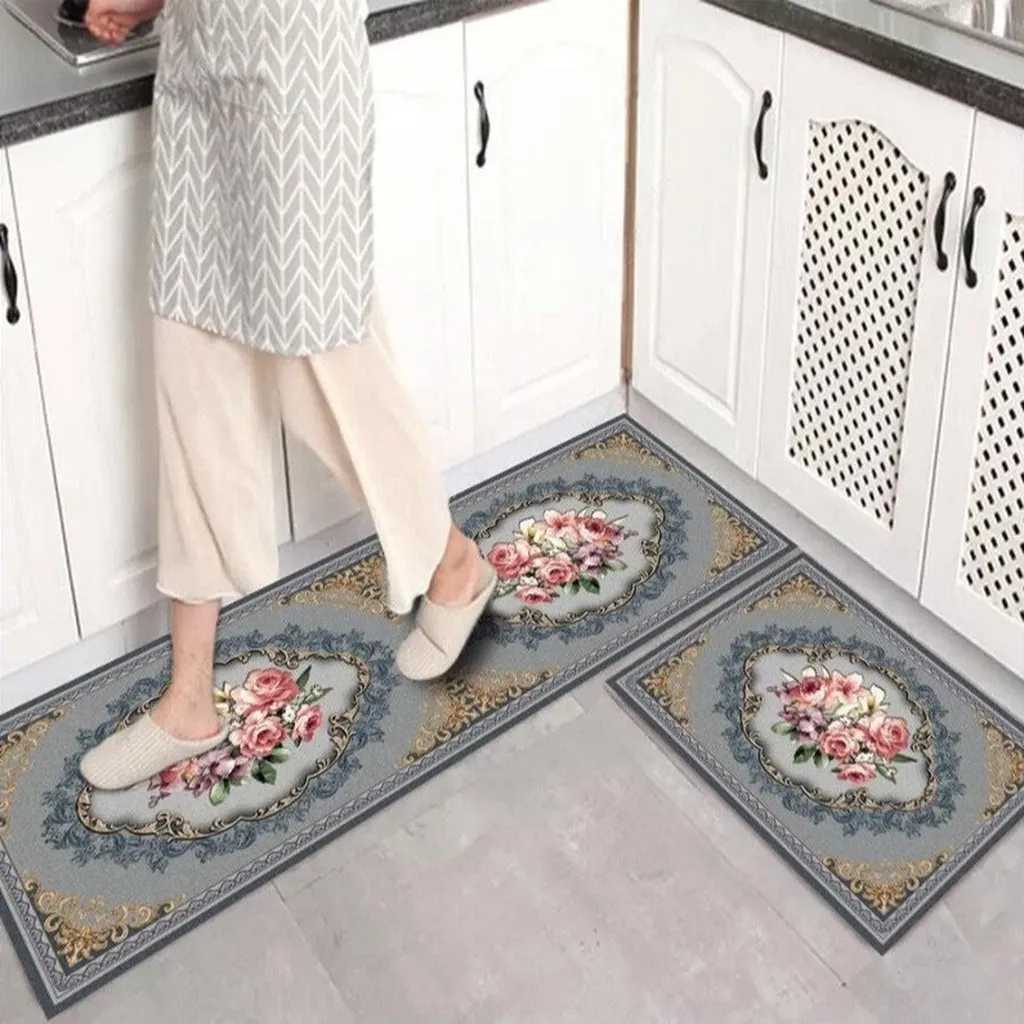 Combo 2 Thảm Nhà Bếp 2 Kích Thước - Su