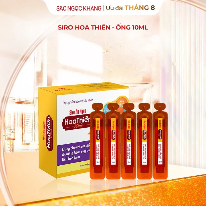 Siro Ăn Ngon Hoa Thiên Kids (h/20 Ống) - Hoa Thiên