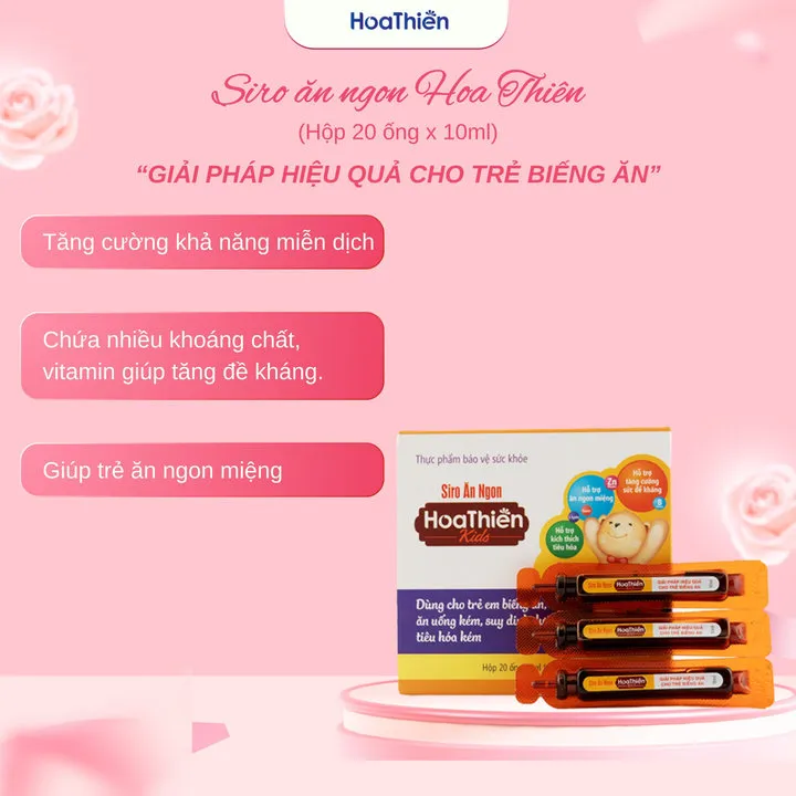 Alternative view of Siro Ăn Ngon Hoa Thiên Kids (h/20 Ống) - Hoa Thiên