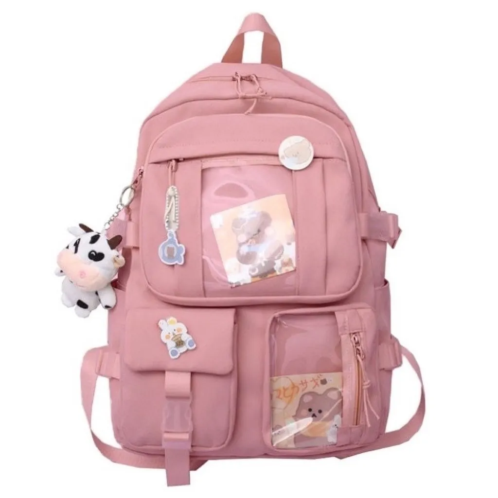 Balo Ulzzang Hàn Quốc Nam Nữ Chống Nước, Balo Đi Học Ulzzang 604ulz - Kim