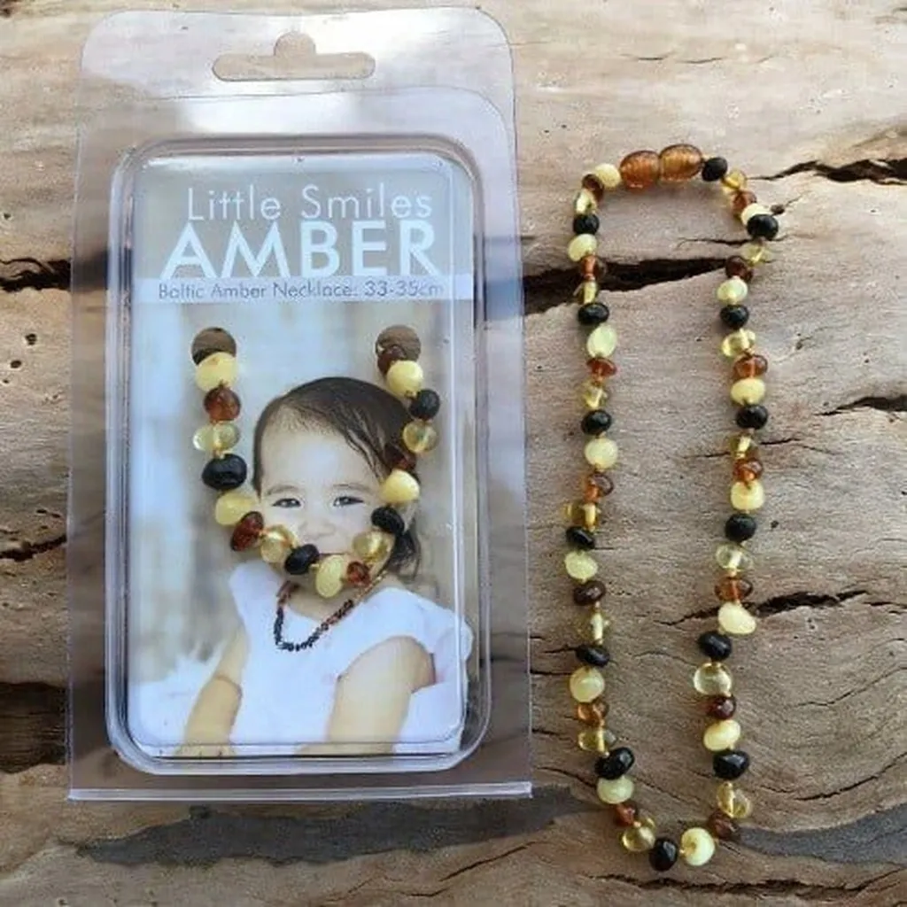 Alternative view of Vòng Cổ Hổ Phách Tránh Gió Cho Bé Úc - Amber