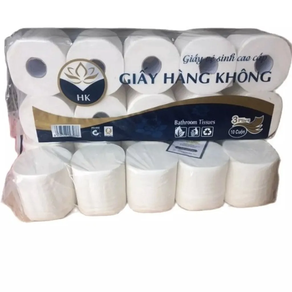 Giấy Hàng Không Xịn Lốc 10 Cuộn 1,4kg - Gdn