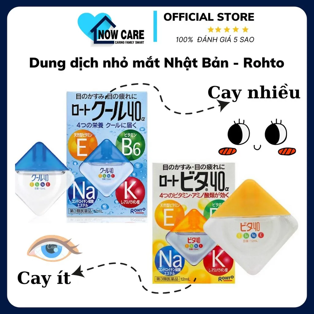 Dung Dịch Nhỏ Mắt Nhật Bản - Rohto