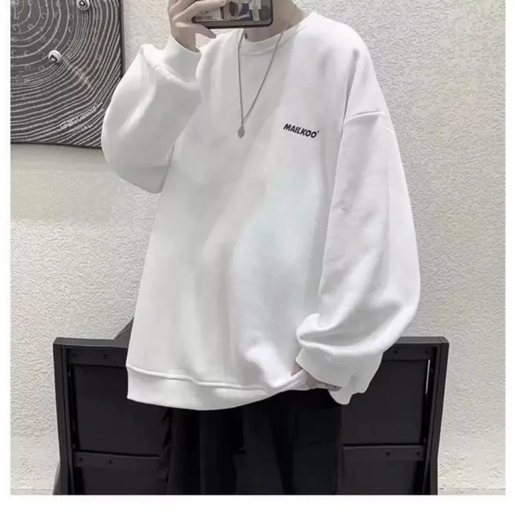 Alternative view of Áo Sweater Unisex Form Rộng Nam Nữ Chất Nỉ Cotton