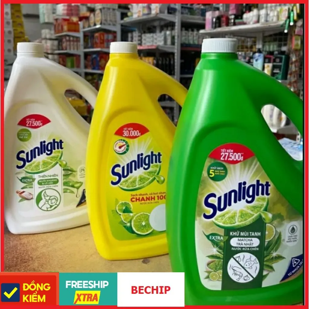 Nước Rửa Chén Sunlight Thiên Nhiên Can 3.6 Kg Ctb319 - Bechip