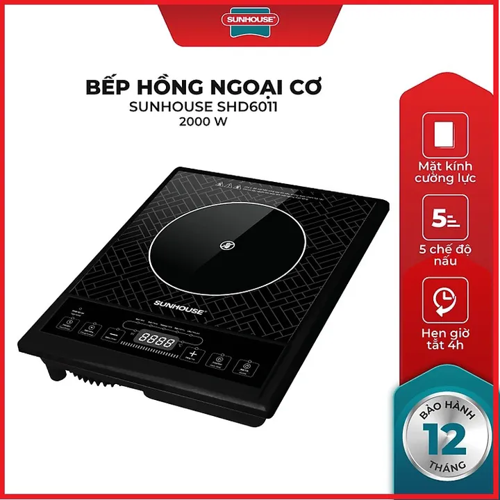 Bếp Hồng Ngoại Cơ Sunhouse Shd6011 Ctb334 - Bechip