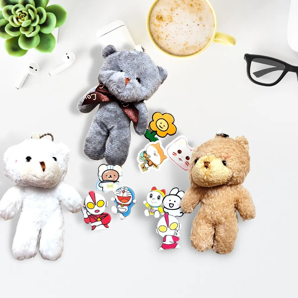 Móc Gấu Cài Balo - Chìa Khóa Dễ Thương - Shop Mẹ Bống